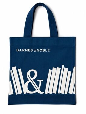 Barnes & Noble Blue Canvas Tote